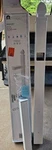 Architectural Mailboxes Whitley 57" White Pvc Post Missing Mount Plate. Fixed Price $49.95.