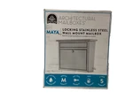 Architectural Mailboxes Maya Locking, Wall-mounted Medium, Stainless Steel. Fixed Price $123.49.