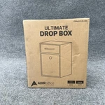 Adiroffice 631-05-WHI-K White Wall Mounted Drop Box With Key & Combination Lock. Fixed Price $59.99.