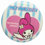 SC04 My Melody Glitter Pin Badge Sanrio Collectible Japan F/s. Fixed Price $19.15.