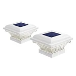 Home Zone Security Pack Solar Post Cap Lights Lumens ELI1243G White. Fixed Price $25.63.