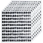 Shunyinlai 1/2 Inch Self Adhesive Vinyl Number Stickers, Waterproof Black. Fixed Price $9.66.