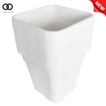 10 Pack 5 Gallon Square White Nursery Pot Plastic Easy Handling Stacking. Fixed Price $41.66.