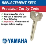 Yamaha Motorcycle Scooter Keys Replacement Cut Code A7251-A7500 All Metal. Fixed Price $11.99.