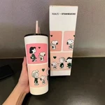 Limited China Starbucks Peanuts Snoopy 24OZ Stainless Steel Thermos With Box. Fixed Price $29.97.