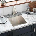 Signature Hardware Sitka 15" Dual Mount Single Basin Stainless Steel Prep Sink. Fixed Price $65.99.