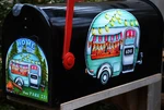 Partial Cover Camper Magnets Beachy North Woods Custom. Fixed Price $8.25.
