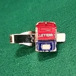 Post Office Tie Bar Clip Letter Carrier Red/blue Usps Mail Box By Hook-fast. Fixed Price $12.95.