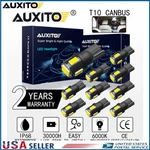 Auxito T10 168 194 Led License Plate Dome Light Bulb 6000K White Error Free. Fixed Price $8.54.