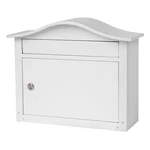 Saratoga White, Medium, Steel, Locking Wall Mount Mailbox. Fixed Price $44.60.