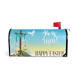 Dove And Spring Lily Flowers Happy Easter Magnetic Mailbox Cover Mailwraps. Fixed Price $15.93.
