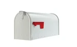 Architectural Mailboxes Elite White, Medium, Steel, Post Mount Mailbox***. Fixed Price $14.99.