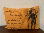 Bethany Halloween Gothic Silhouette Gentleman Skeleton Pillow Cover 22 X. Fixed Price $49.99.