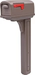 Architectural Mailboxes Classic Plastic And Post Kit, GCL100MAM, Mocha. Fixed Price $98.95.