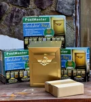Postmaster Berkshire 9 1 Brass Finish Mailbox Kit New Open Complete. Fixed Price $64.95.