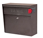 Locking Mailbox Wall Mount Medium Boss Metro Bronze High Security 7164. Fixed Price $69.50.