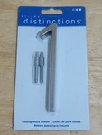 Hillman Distinctions Floating House Number #1 5"IN Brushed Nickel Free Shipping. Fixed Price $18.95.