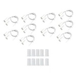 Abs 10 X RC-33 Nc Wired Door Contact Sensor Alarm Magnet Reed Switch. Fixed Price $13.06.