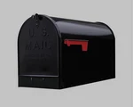 Gibraltar Mailboxes ST200BAM Stanley Post-mount Mailbox, Xl, Black Steel -usa. Fixed Price $24.95.