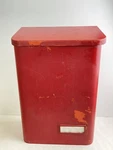 Vintage Red Swedish Danish English Wall Sweden Post Style Read. Fixed Price $55.00.