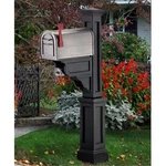 Mayne 5810B 27 56 Black Vinyl Dover Mailbox Post. Fixed Price $278.34.