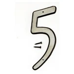 Hy-ko 4" Reflective Plastic Number 5 (10 Pcs.). Fixed Price $23.83.