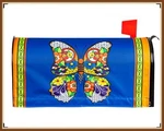 Evergreen Mailbox Cover * Talavera Butterfly Strong Magnets - Brand New. Fixed Price $24.98.