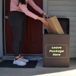 Large Parcel Drop Box Outdoor Foldable Package Delivery Storage Organizer. Fixed Price $39.99.