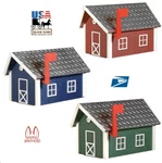 Deluxe Diamond Plate Mailbox - Weatherproof 100% Recycled Poly In 14 Colors Usa. Fixed Price $327.97.
