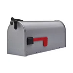 Grayson Gray, Medium, Steel, Post Mount Mailbox. Fixed Price $21.85.
