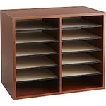 Safco Adjustable Desktop Literature Organizer- 12 Compartments. 9420CY,NEW,. Fixed Price $70.00.