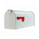 Gibraltar Mailboxes E1100WAM Elite Post-mount Mailbox, Medium, White Steel. Fixed Price $38.15.