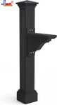 Single Arm Mail Post Black & With Hardware Kit (5852-B) Us Only. Fixed Price $147.27.