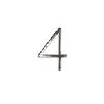 Hillman Distinctions 5-IN. Floating Mount Bronze House Number 4. Fixed Price $8.00.
