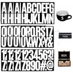 192 Pcs Waterproof 3 Inch Vinyl Alphabet & Number Stickers Self-adhesive Fo.... Fixed Price $10.70.