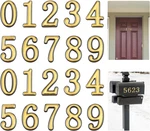20PCS Inch Mailbox Numbers For Outside, 0-9 Gold Self Adhesive. Fixed Price $11.58.