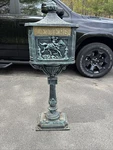 Iron Stand Up Mailbox Letter Post. Fixed Price $152.00.