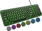 Large Print Backlit Keyboard, Wired Usb Lighted Computer Keyboards With 7-COLOR. Fixed Price $22.97.
