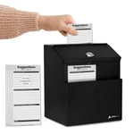 Adir Corp. Steel Suggestion/key Drop Box (black) Pack Of 1. Fixed Price $39.38.