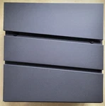 Yoobox Wall Mount Mailbox Large Capacity Wide Slot Metal Post Black 11". Fixed Price $34.47.
