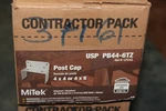 New Mitek Usp Post Cap 4X4 Or 4X6 20-PC PB44-6TZ Triple Plate Zinc /. Fixed Price $54.95.