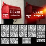 132 Pcs 2" Reflective Mailbox Numbers Letters Stickers For Outside,self Adhes.... Fixed Price $23.72.