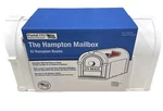 Postal Pro Mount White Plastic Large Mailbox. Fixed Price $24.99.