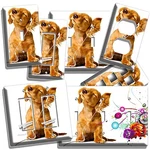 Sweet Spaniel Puppy Headphones Dog Light Switch Outlet Music Studio Wall Plates. Fixed Price $23.39.