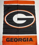 University Of Georgia - Collegiate Screen Print Flag Measures 28" X 40". Fixed Price $13.99.