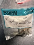 Compx C9200 Pin Tumbler Mailbox Lock, Bright Nickel, Keyed Different. Fixed Price $16.80.