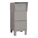 Salsbury Industries 4975PRM Courier Box, Primer, Powder Coated, 1 Doors, Free. Fixed Price $1529.99.