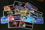 Sports Novelty License Plates Nfl Football Team Decorative Signs Wall Hangings. Fixed Price $9.99.