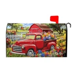 Ventucoven Red Truck Mailbox Cover 21X18 Inches, Spring Summer. Fixed Price $19.91.