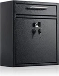 Xydled Metal Mailbox Wall Mount, Locking With Key Lock, Medium. Fixed Price $37.99.